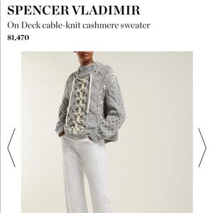 SPENCER VLADIMIR On Deck Merino Wool Blend Sweater